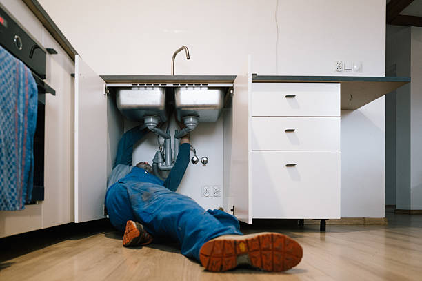 Professional Drain Cleaning technician working in Blacksburg, VA